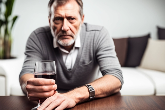 A person struggling with alcohol addiction and seeking help | Florida Rehabs